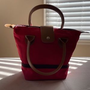Red small insulated bag